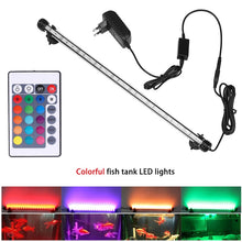 Load image into Gallery viewer, Aquarium Light LED Waterproof Fish Tank Light Underwater Fish Lamp Aquariums Decor Lighting Plant Lamp 19-49CM 220V EU Power