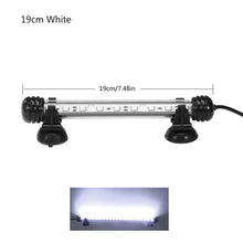 Load image into Gallery viewer, Aquarium Light LED Waterproof Fish Tank Light Underwater Fish Lamp Aquariums Decor Lighting Plant Lamp 19-49CM 220V EU Power