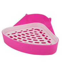 Load image into Gallery viewer, Saves Space Hamster Small Animal Training Pet Toilet Dog Portable Cleaning Supplies Litter Tray Easy Clean Triangle Rabbit

