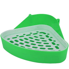 Load image into Gallery viewer, Saves Space Hamster Small Animal Training Pet Toilet Dog Portable Cleaning Supplies Litter Tray Easy Clean Triangle Rabbit
