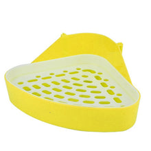 Load image into Gallery viewer, Saves Space Hamster Small Animal Training Pet Toilet Dog Portable Cleaning Supplies Litter Tray Easy Clean Triangle Rabbit
