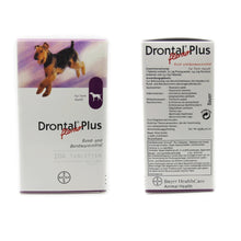Load image into Gallery viewer, Drontal Plus For Dogs 8/32/104 Tablets (Tapeworm Dewormer for Dogs)

