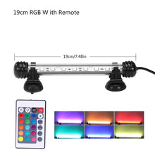 Load image into Gallery viewer, Aquarium Light LED Waterproof Fish Tank Light Underwater Fish Lamp Aquariums Decor Lighting Plant Lamp 19-49CM 220V EU Power
