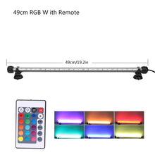 Load image into Gallery viewer, Aquarium Light LED Waterproof Fish Tank Light Underwater Fish Lamp Aquariums Decor Lighting Plant Lamp 19-49CM 220V EU Power
