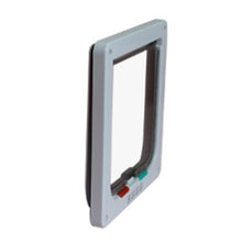 Load image into Gallery viewer, 4 Ways Lockable Dog Cat Door Security Flap Gate Pet Supplies Animal Pet Cat Cage Door Pets Products Size S M L XL
