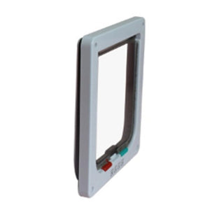 4 Ways Lockable Dog Cat Door Security Flap Gate Pet Supplies Animal Pet Cat Cage Door Pets Products Size S M L XL